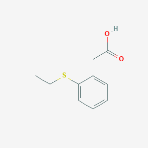 molecular formula C10H12O2S B2641193 2-[2-(Ethylsulfanyl)phenyl]acetic acid CAS No. 37527-74-5