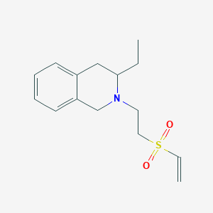 2-(2-Ethenylsulfonylethyl)-3-ethyl-3,4-dihydro-1H-isoquinoline