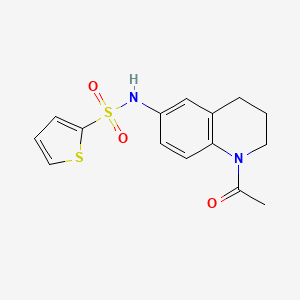 N-(1-acetyl-3,4-dihydro-2H-quinolin-6-yl)thiophene-2-sulfonamide
