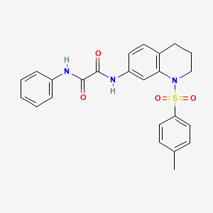 N1-phenyl-N2-(1-tosyl-1,2,3,4-tetrahydroquinolin-7-yl)oxalamide