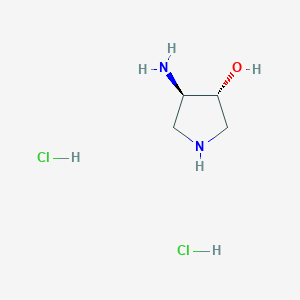 (3R,4R)-4-Aminopyrrolidin-3-ol;dihydrochloride
