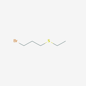 molecular formula C5H11BrS B2641250 1-Bromo-3-(ethylsulfanyl)propane CAS No. 83705-51-5