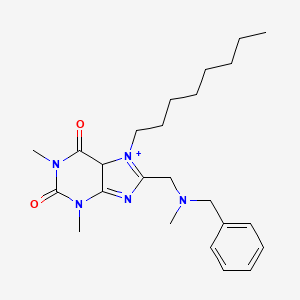 8-{[benzyl(methyl)amino]methyl}-1,3-dimethyl-7-octyl-2,3,6,7-tetrahydro-1H-purine-2,6-dione