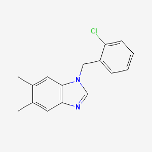 1-(2-chlorobenzyl)-5,6-dimethyl-1H-benzimidazole