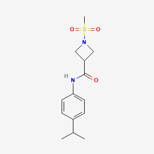 N-(4-isopropylphenyl)-1-(methylsulfonyl)azetidine-3-carboxamide