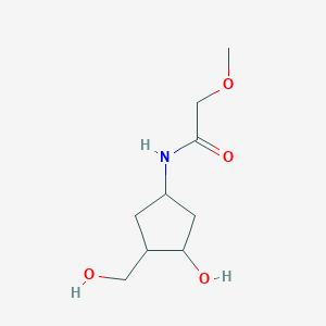 N-(3-hydroxy-4-(hydroxymethyl)cyclopentyl)-2-methoxyacetamide