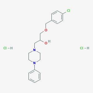 1-((4-Chlorobenzyl)oxy)-3-(4-phenylpiperazin-1-yl)propan-2-ol dihydrochloride