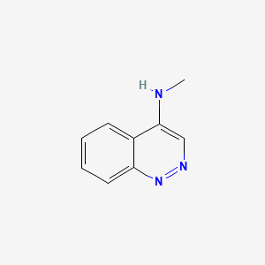 molecular formula C9H9N3 B2641369 N-甲基肉桂啉-4-胺 CAS No. 16401-71-1