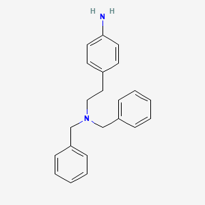molecular formula C22H24N2 B2641416 4-[2-(Dibenzylamino)ethyl]aniline CAS No. 779308-78-0