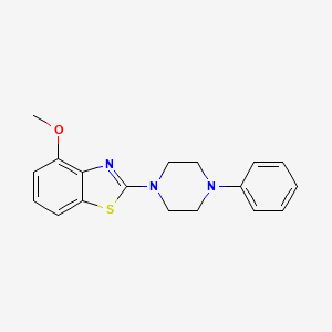 4-Methoxy-2-(4-phenylpiperazin-1-yl)-1,3-benzothiazole