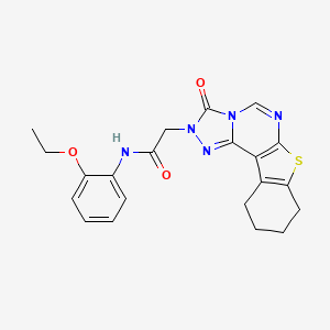 molecular formula C21H21N5O3S B2641443 Chembl4554254 CAS No. 1359321-28-0