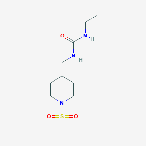1-Ethyl-3-((1-(methylsulfonyl)piperidin-4-yl)methyl)urea