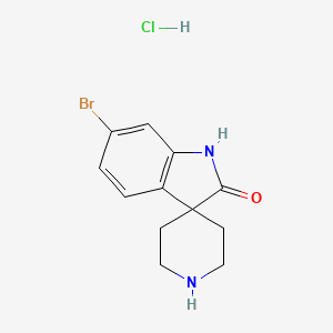 6-Bromo-1,2-dihydrospiro[indole-3,4'-piperidine]-2-one hydrochloride