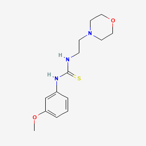 1-(3-Methoxyphenyl)-3-(2-morpholinoethyl)thiourea