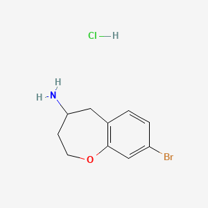 8-Bromo-2,3,4,5-tetrahydro-1-benzoxepin-4-amine;hydrochloride