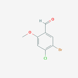 5-Bromo-4-chloro-2-methoxybenzaldehyde