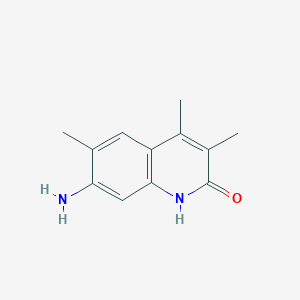 7-amino-3,4,6-trimethyl-2(1H)-quinolinone