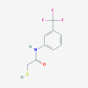 molecular formula C9H8F3NOS B2641614 2-mercapto-N-[3-(trifluoromethyl)phenyl]acetamide CAS No. 34282-26-3