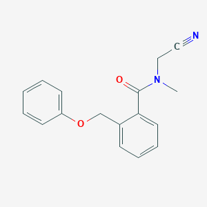 N-(Cyanomethyl)-N-methyl-2-(phenoxymethyl)benzamide