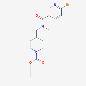 Tert-butyl 4-[[(6-bromopyridine-3-carbonyl)-methylamino]methyl]piperidine-1-carboxylate