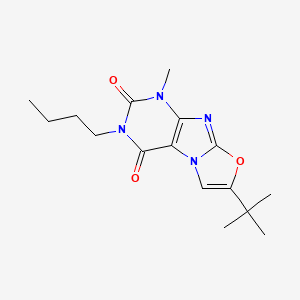 7-(tert-butyl)-3-butyl-1-methyloxazolo[2,3-f]purine-2,4(1H,3H)-dione