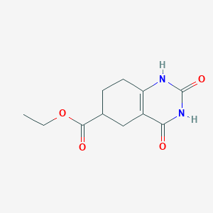 Ethyl 2,4-dihydroxy-5,6,7,8-tetrahydroquinazoline-6-carboxylate