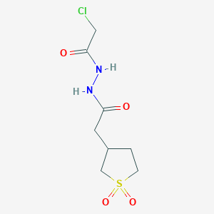 N'-(2-Chloroacetyl)-2-(1,1-dioxo-1lambda6-thiolan-3-yl)acetohydrazide