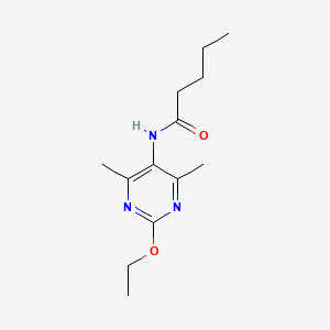 N-(2-ethoxy-4,6-dimethylpyrimidin-5-yl)pentanamide