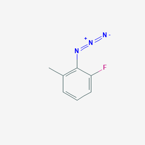 molecular formula C7H6FN3 B2641875 2-叠氮基-1-氟-3-甲苯 CAS No. 1598354-70-1