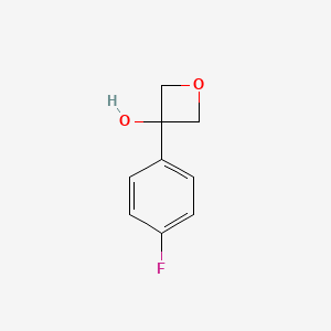 molecular formula C9H9FO2 B2641986 3-(4-Fluorophenyl)oxetan-3-ol CAS No. 1379812-16-4