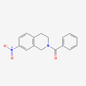 (7-nitro-3,4-dihydroisoquinolin-2(1H)-yl)(phenyl)methanone