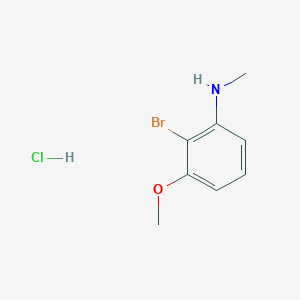 2-Bromo-3-methoxy-N-methylaniline;hydrochloride