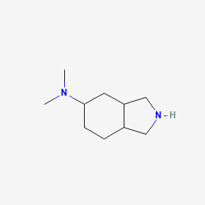 molecular formula C10H20N2 B2642000 N,N-dimethyl-octahydro-1H-isoindol-5-amine CAS No. 1935268-89-5