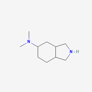 molecular formula C10H20N2 B2642000 N,N-二甲基-八氢-1H-异吲哚-5-胺 CAS No. 1935268-89-5