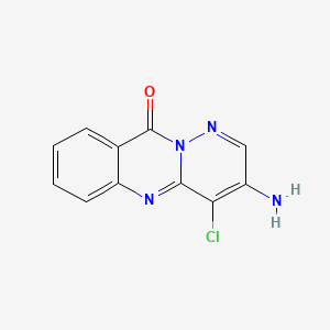 3-amino-4-chloro-10H-pyridazino[6,1-b]quinazolin-10-one