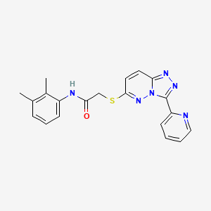 molecular formula C20H18N6OS B2642022 N-(2,3-dimethylphenyl)-2-[(3-pyridin-2-yl-[1,2,4]triazolo[4,3-b]pyridazin-6-yl)sulfanyl]acetamide CAS No. 868967-29-7