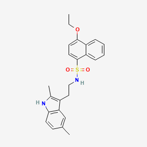 N-[2-(2,5-dimethyl-1H-indol-3-yl)ethyl]-4-ethoxynaphthalene-1-sulfonamide