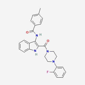 3-{[3-(3,4-dimethylphenyl)-6-oxopyridazin-1(6H)-yl]methyl}-N-(4-methylcyclohexyl)-1,2,4-oxadiazole-5-carboxamide