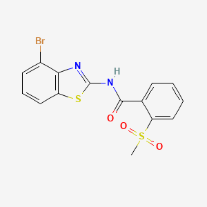 N-(4-bromobenzo[d]thiazol-2-yl)-2-(methylsulfonyl)benzamide