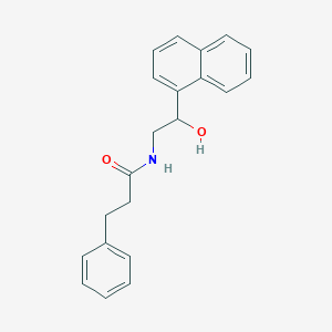 N-(2-hydroxy-2-(naphthalen-1-yl)ethyl)-3-phenylpropanamide