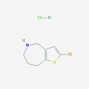 2-Bromo-4h,5h,6h,7h,8h-thieno[3,2-c]azepine hydrochloride