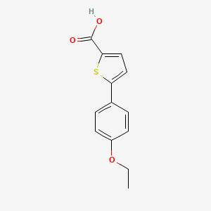 molecular formula C13H12O3S B2642143 5-(4-Ethoxyphenyl)thiophene-2-carboxylic acid CAS No. 40133-14-0; 952959-59-0