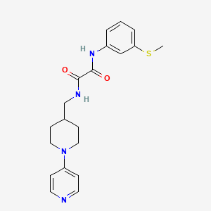N1-(3-(methylthio)phenyl)-N2-((1-(pyridin-4-yl)piperidin-4-yl)methyl)oxalamide