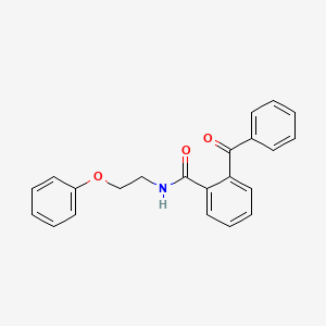 molecular formula C22H19NO3 B2642175 2-benzoyl-N-(2-phenoxyethyl)benzamide CAS No. 1105209-09-3