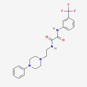 N1-(2-(4-phenylpiperazin-1-yl)ethyl)-N2-(3-(trifluoromethyl)phenyl)oxalamide