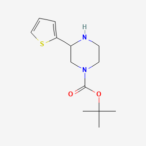 Tert-butyl 3-(thiophen-2-yl)piperazine-1-carboxylate