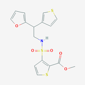 Methyl 3-{[2-(furan-2-yl)-2-(thiophen-3-yl)ethyl]sulfamoyl}thiophene-2-carboxylate