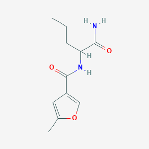 N-(1-Amino-1-oxopentan-2-yl)-5-methylfuran-3-carboxamide
