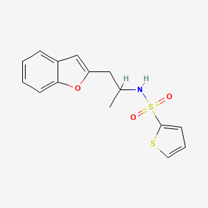 N-(1-(benzofuran-2-yl)propan-2-yl)thiophene-2-sulfonamide