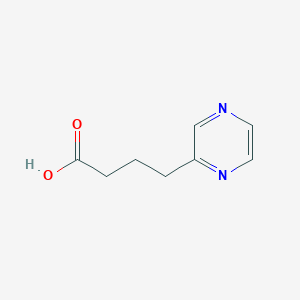 molecular formula C8H10N2O2 B2642284 4-(Pyrazin-2-yl)butanoic acid CAS No. 6249-44-1